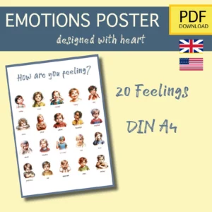 Emotions Poster for Children | PDF Download | english Language