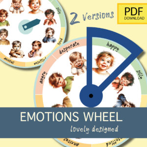 emotions wheel clock download pdf tool